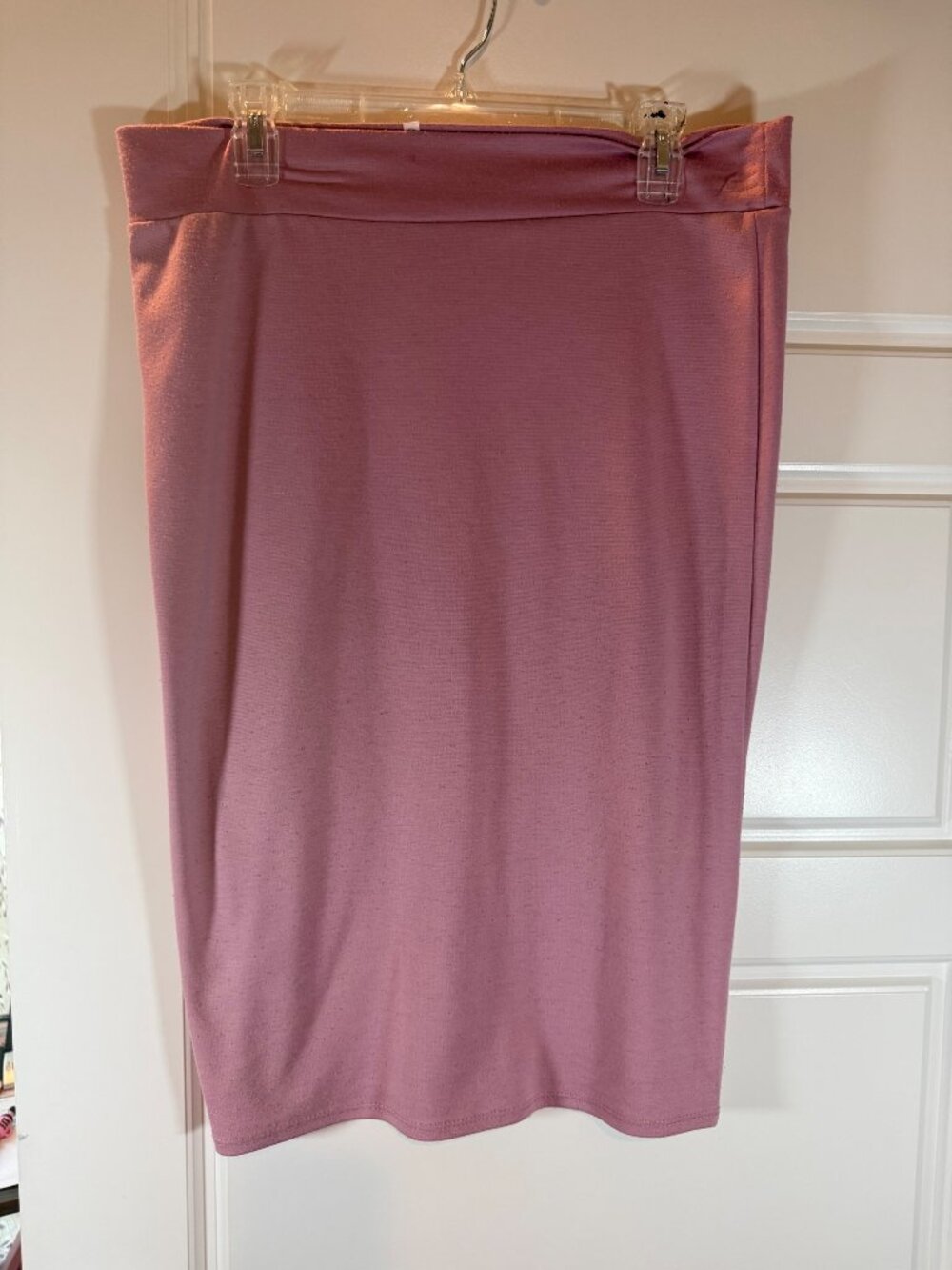 Azules Pink Pencil Skirt XL Made in USA